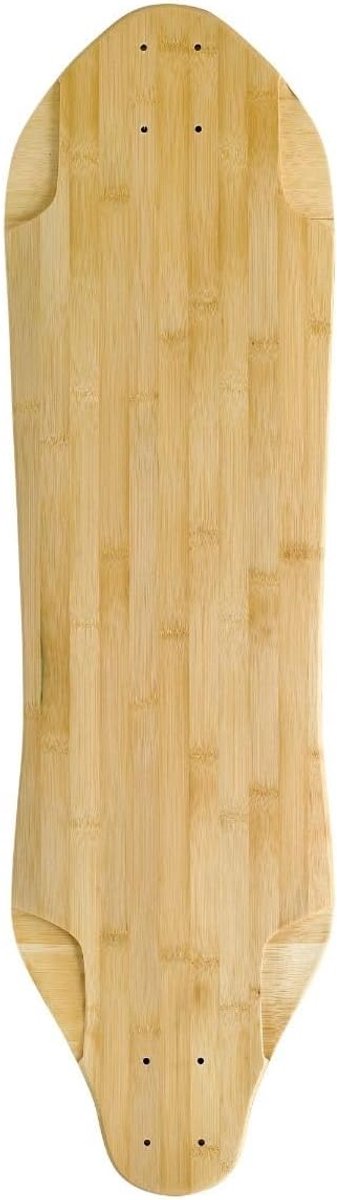 Longboard Deck - Bamboe Hout - Cruisen En Heuvels - Hybride Constructie - 95 cm - Natuurlijk Longboard kopen online