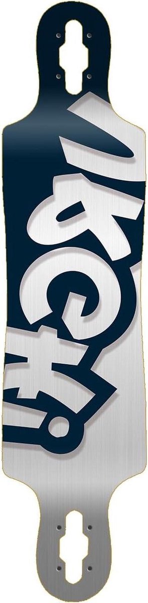 Longboard Deck - Skateboard Plank - Cruisen Staan - Drop Constructie - 40x9 Inch - Wit Metaal Skateonderdeel kopen online