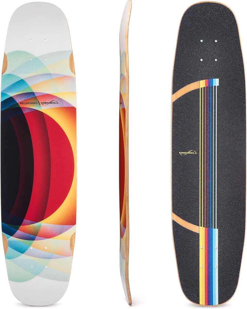 longboard dek carving board ontspannen rijden zachte kicktails 86 4 cm oranje