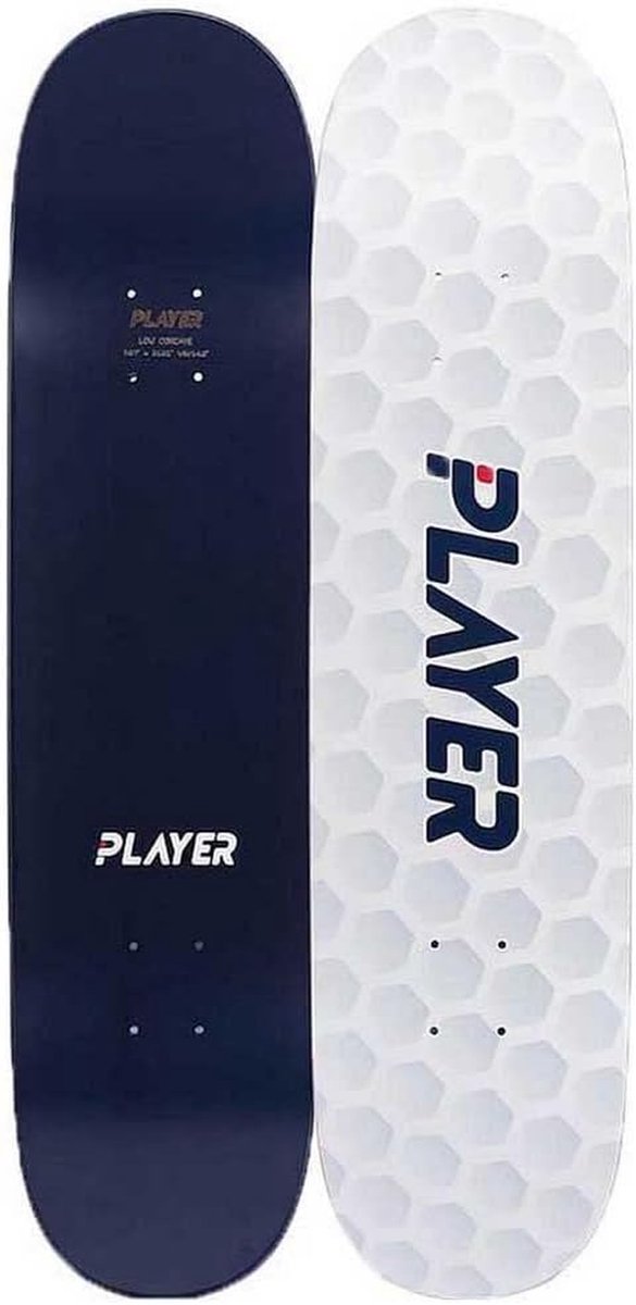 Longboard - Skateboard - Buiten rijden - Hexagon patroon - 80 cm - Wit Longboard kopen online