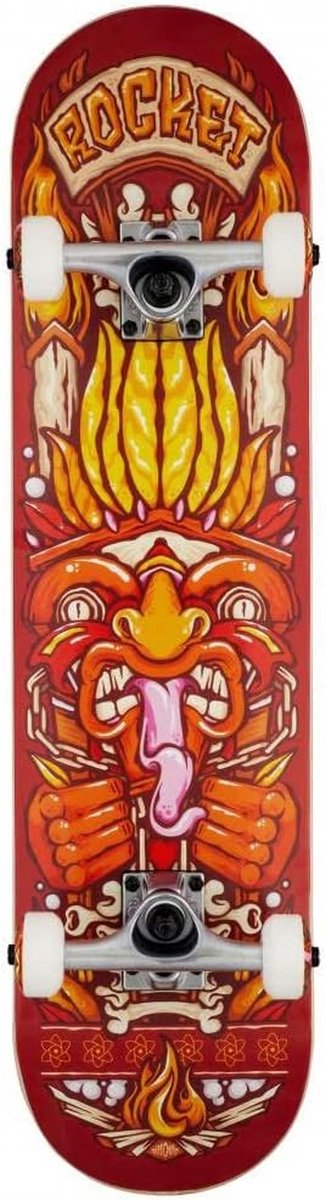 Longboard Skateboard - Compleet Board - Straat Cruisen - Concave Dek - 7.75 Inch - Rood Skateonderdeel kopen online