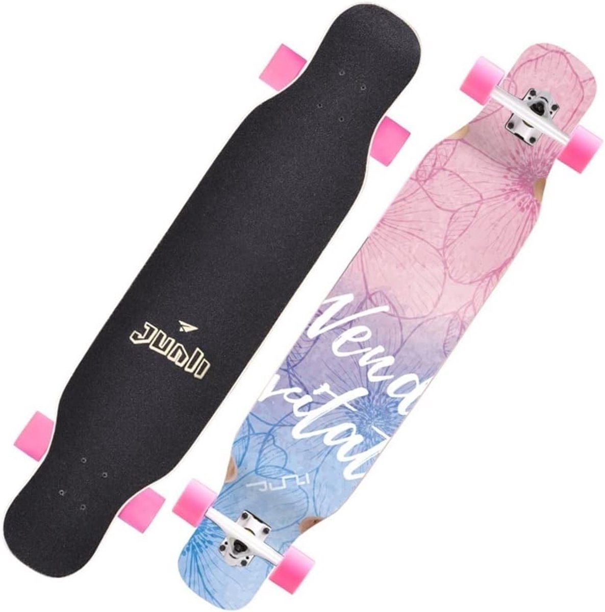 Longboard Skateboard - Cruiser Board - Vrije Tijd - 8 Lagen Esdoorn - 42 inch - Patroon #4 Longboard kopen online