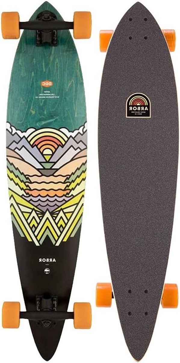 Longboard - Skateboard Cruiser - Stadscruisen - Artist Collectie - 94 cm - Multicolour Longboard kopen online
