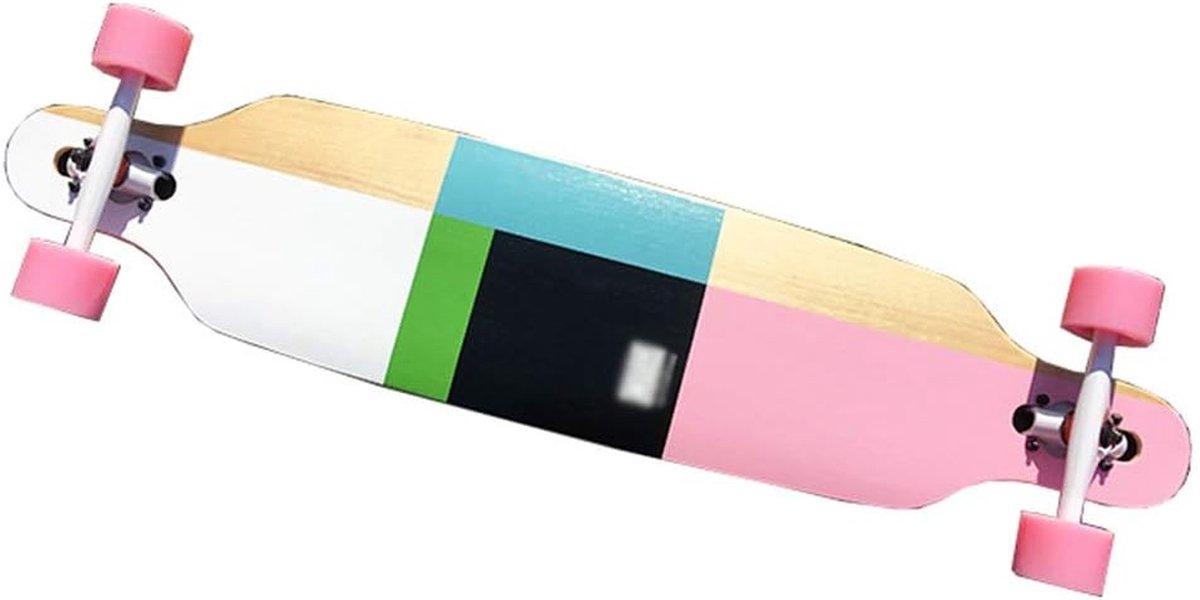 Longboard Skateboard - Dance board cruiser - All-around rijden - 7 lagen esdoorn - 42x9.5 inch - C Longboard kopen online