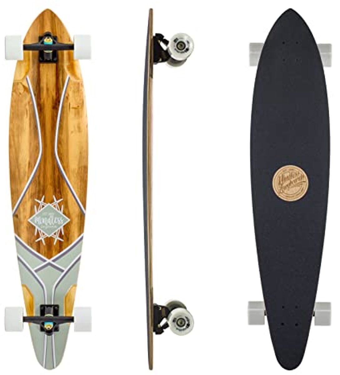 Longboard - Skateboard - Vervoer en Fun - Duurzaam Composiet - 9.75 inch - Rood Longboard kopen online