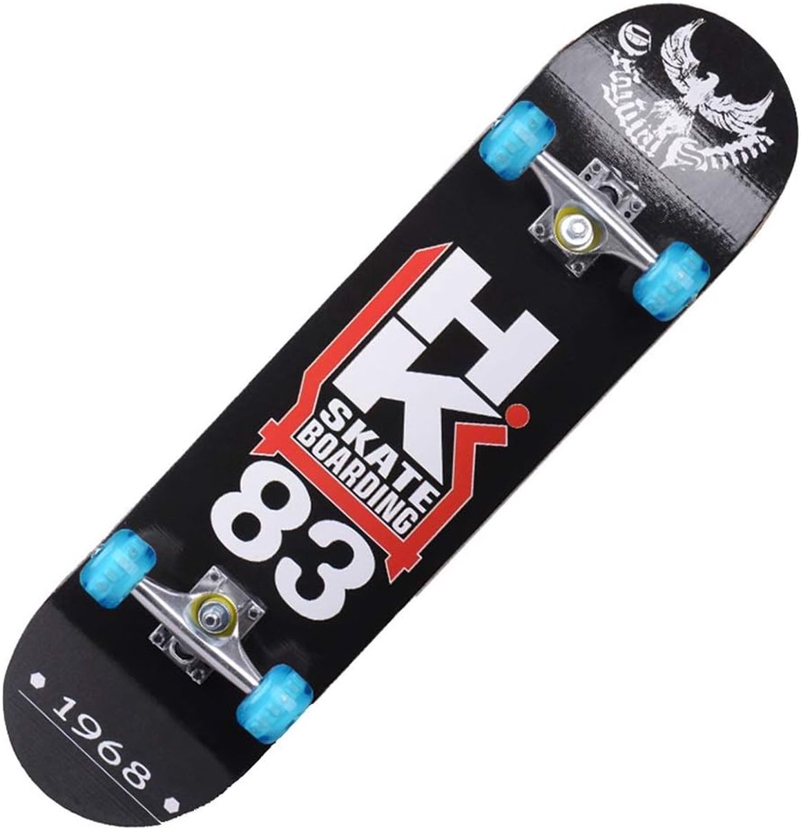 longboard skateboard vierwiel skateboard straat cruisen 7 laags esdoorn dek 31 1 x 8 1 inch multi