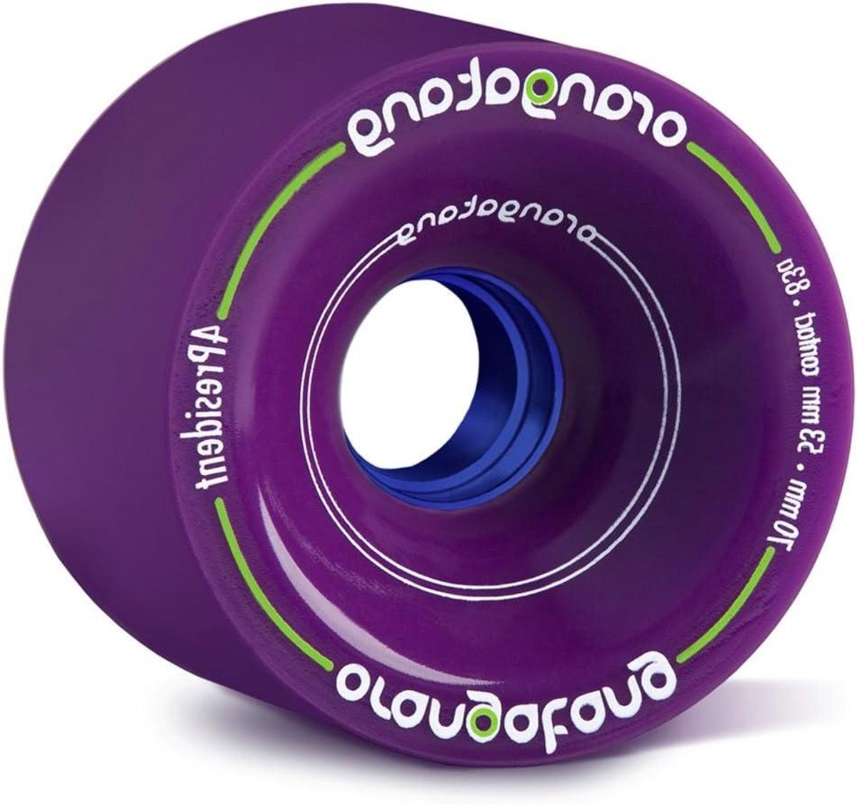 Longboard Wielen - Cruising Wielen - Soepel Rijden - Vierkante Rand - 70 mm - Paars 83a Skateonderdeel kopen online
