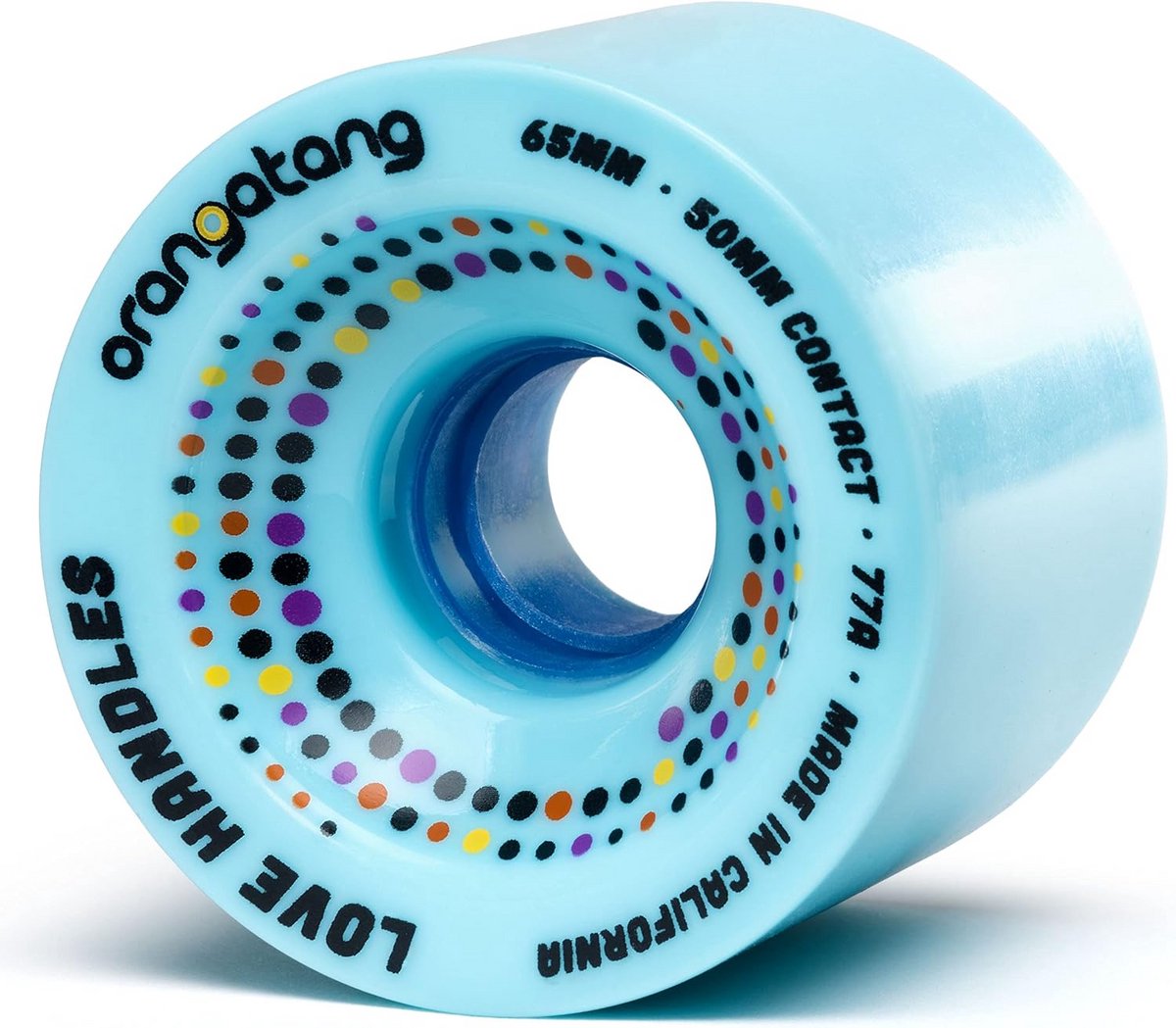 longboard wielen skate wielen soepel rijden duurzaam urethaan 65mm diameter zwart