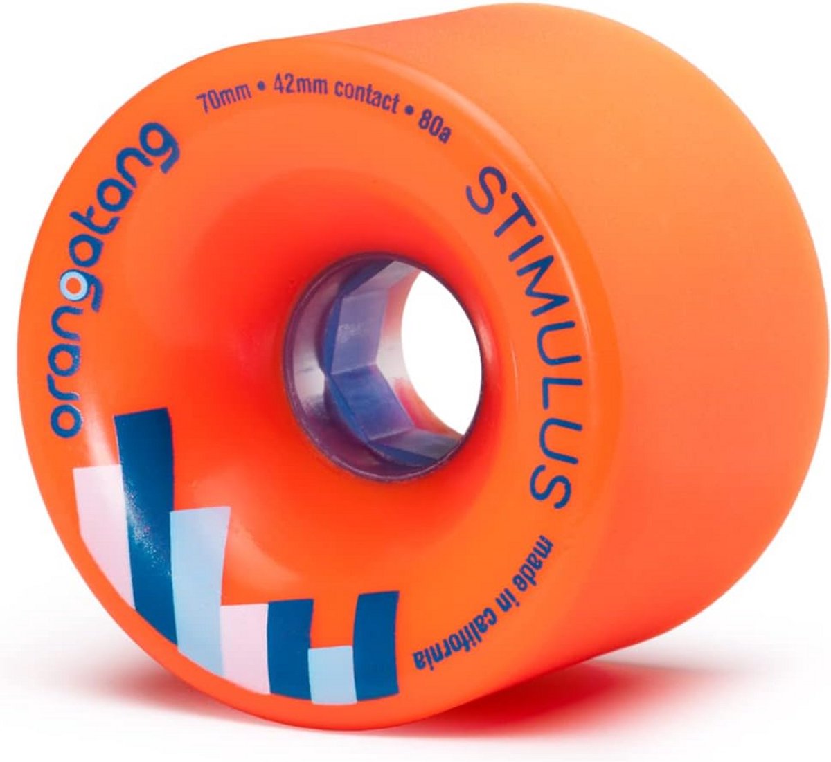 longboard wielen skateboard onderdelen freeride glijbanen offset lagerzitting 70 mm oranje