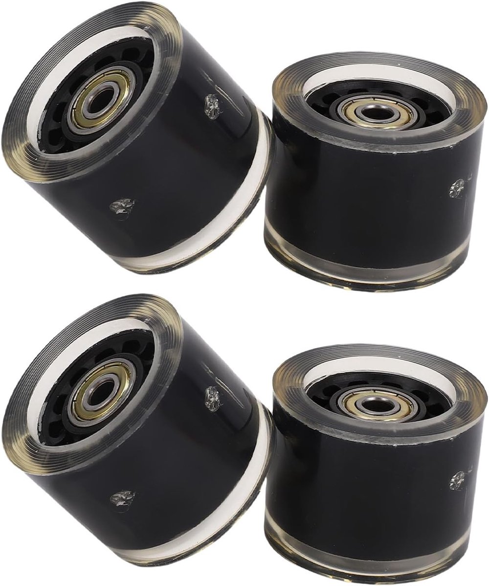 Longboard Wielen - Skateboard Onderdelen - Straat Cruisen - Magnetische Kleur Effect - 55x45mm 4 stuks - Paars Blauw Skateonderdeel kopen online
