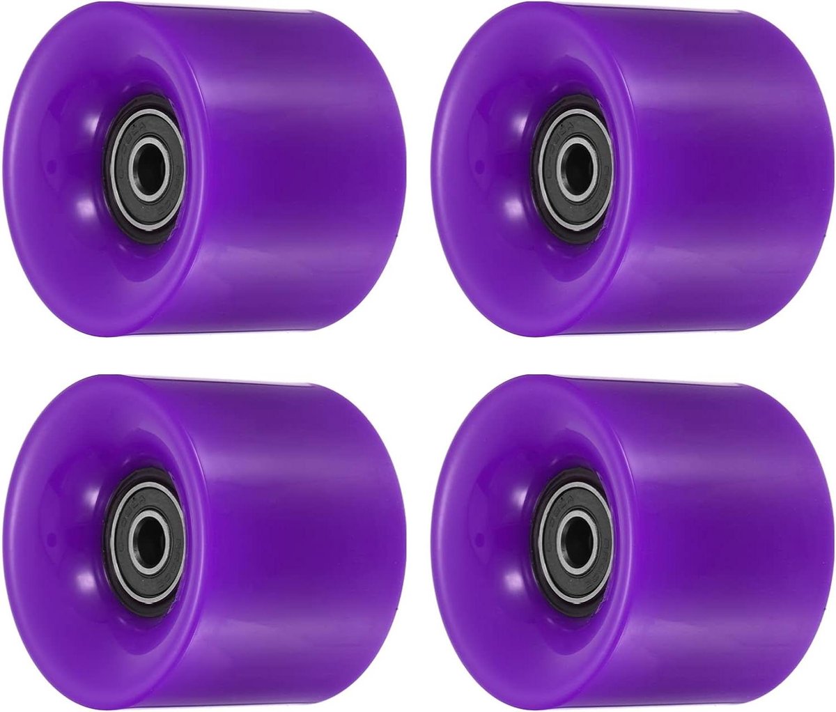 longboard wielen skateboard onderdelen straat cruisen met lagers abec 9 60mm 4 pack paars zwart