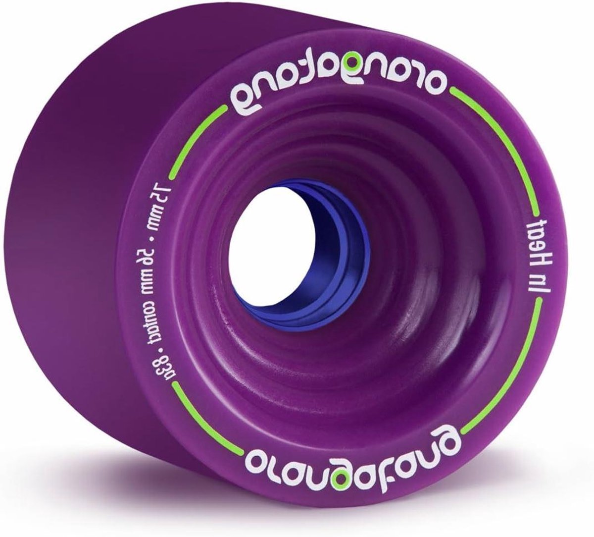 longboard wielen skateboard wielen compleet cruisen pompen downhill rechte lip super grip 75 mm 83a paars