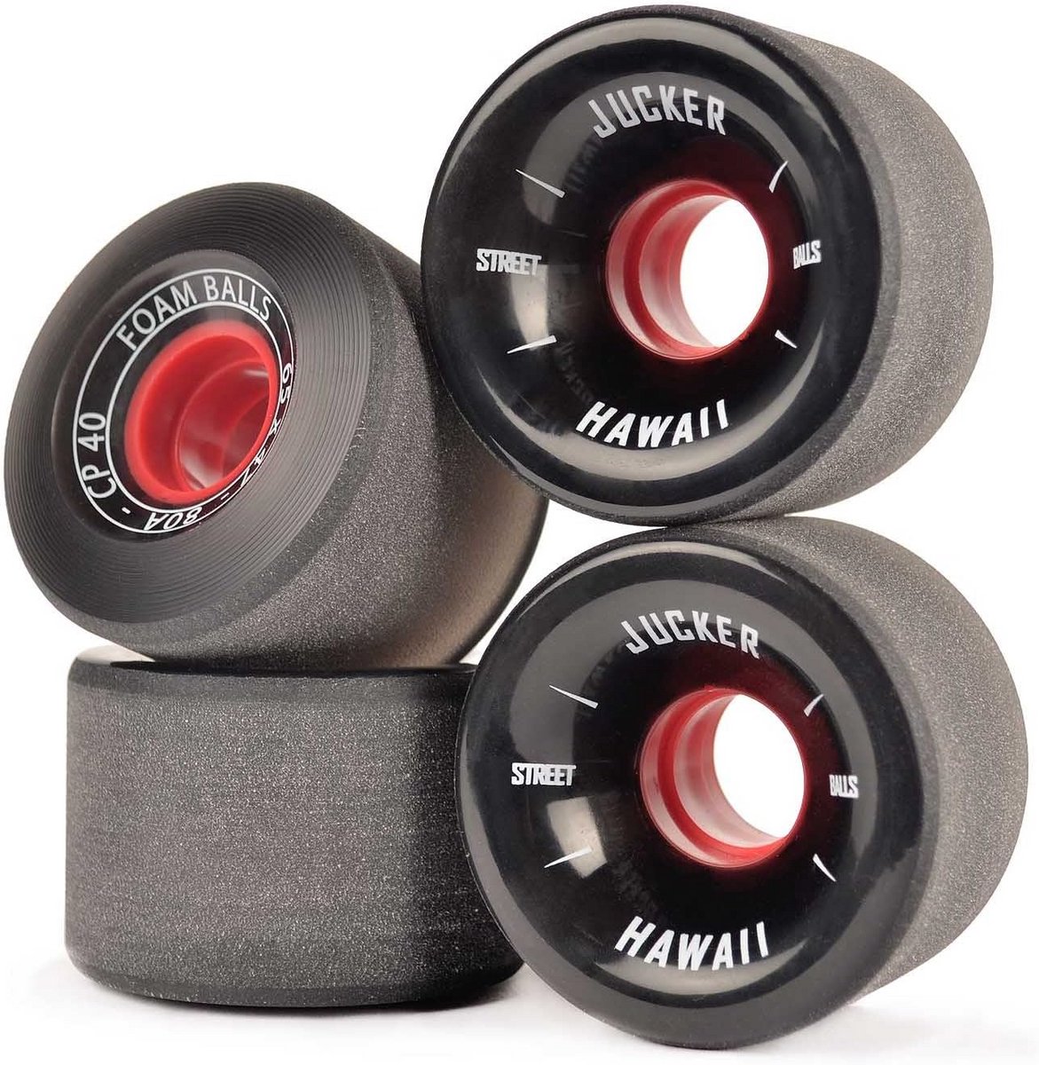 longboard wielen skateboard wielen soepel glijden progressieve polyurethaan mix 65 mm zwart