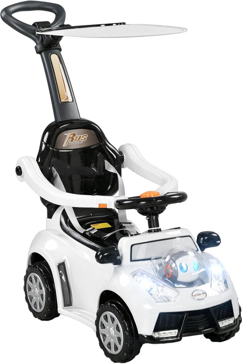 Loopauto 3-in-1 met Duwstang en Veiligheidsbeugel voor Kinderen Driewieler kopen online