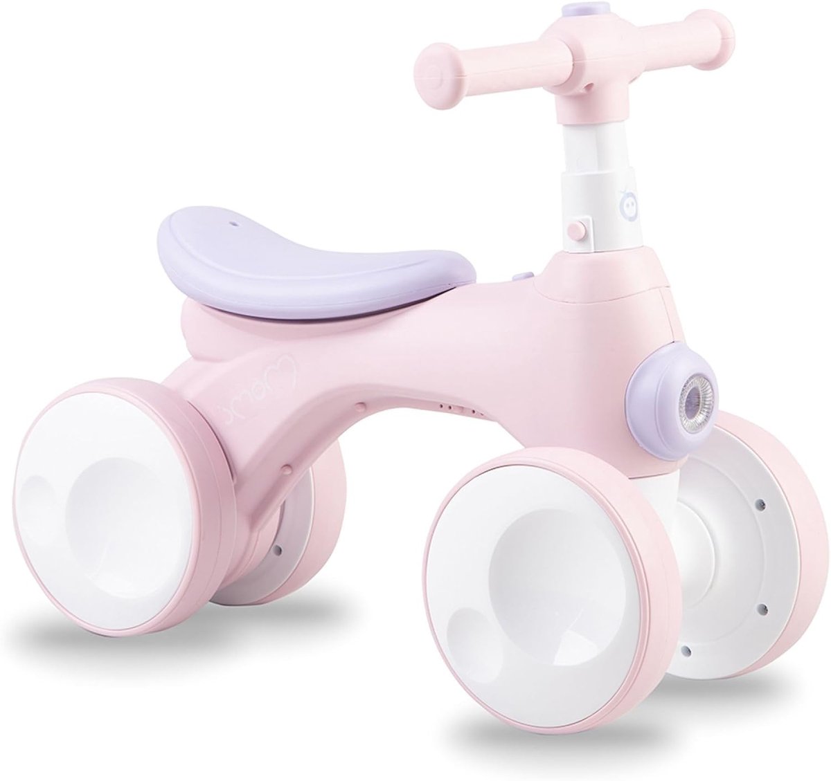 Loopfiets 4 wielen - Eerste fiets - Motoriek trainen - Met bellenblaasfunctie - 2 kg frame - Grijs Loopfiets kopen online