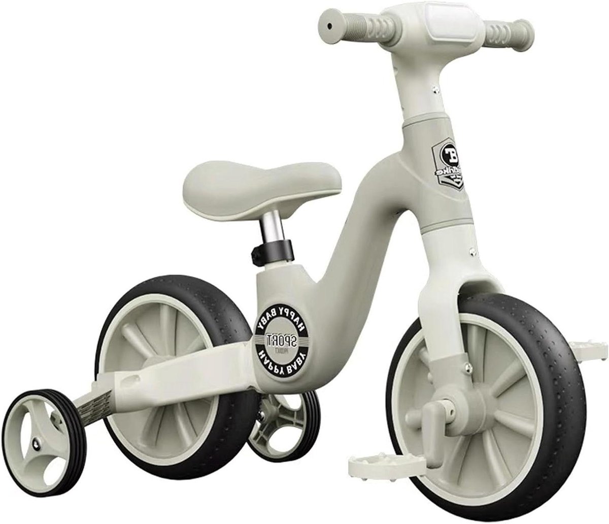 Loopfiets Driewieler - Kinderfiets Rijspeelgoed - Balans Ontwikkelen - Variabele Standen - 2-8 Jaar - Groen Driewieler kopen online