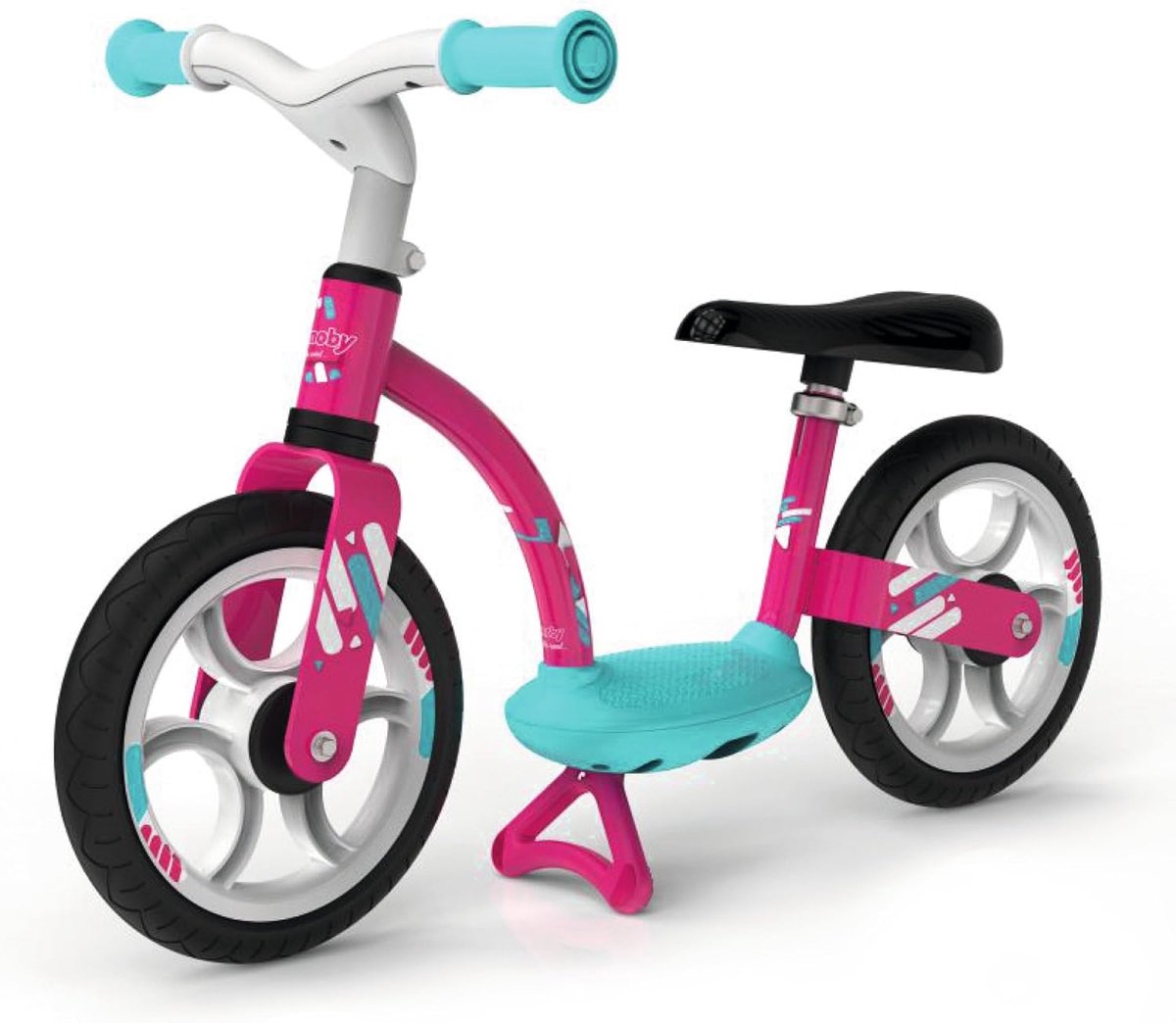 Loopfiets - Eerste fiets - Kinderen leren fietsen - In hoogte verstelbaar - 76 x 39 x 49 cm - Roze Loopfiets kopen online