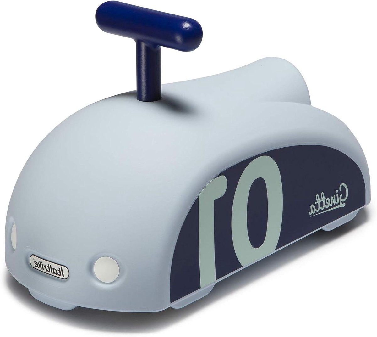 Loopfiets Mini - Rijspeelgoed Kind - Binnen en buiten - Geluidloze wielen - 55 cm - Blauw Loopfiets kopen online