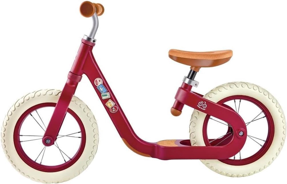 loopfiets peuters kinderfiets balans buiten spelen lichtgewicht aluminium frame 87 x 57 x 41 cm rood