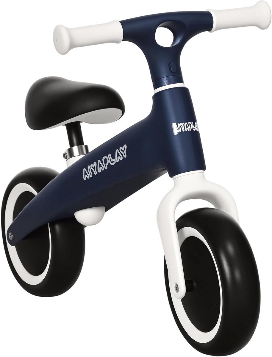 Loopfiets voor Kinderen 18-36 Maanden Blauw - Verstelbaar Zadel en 2 Wielen Loopfiets kopen online