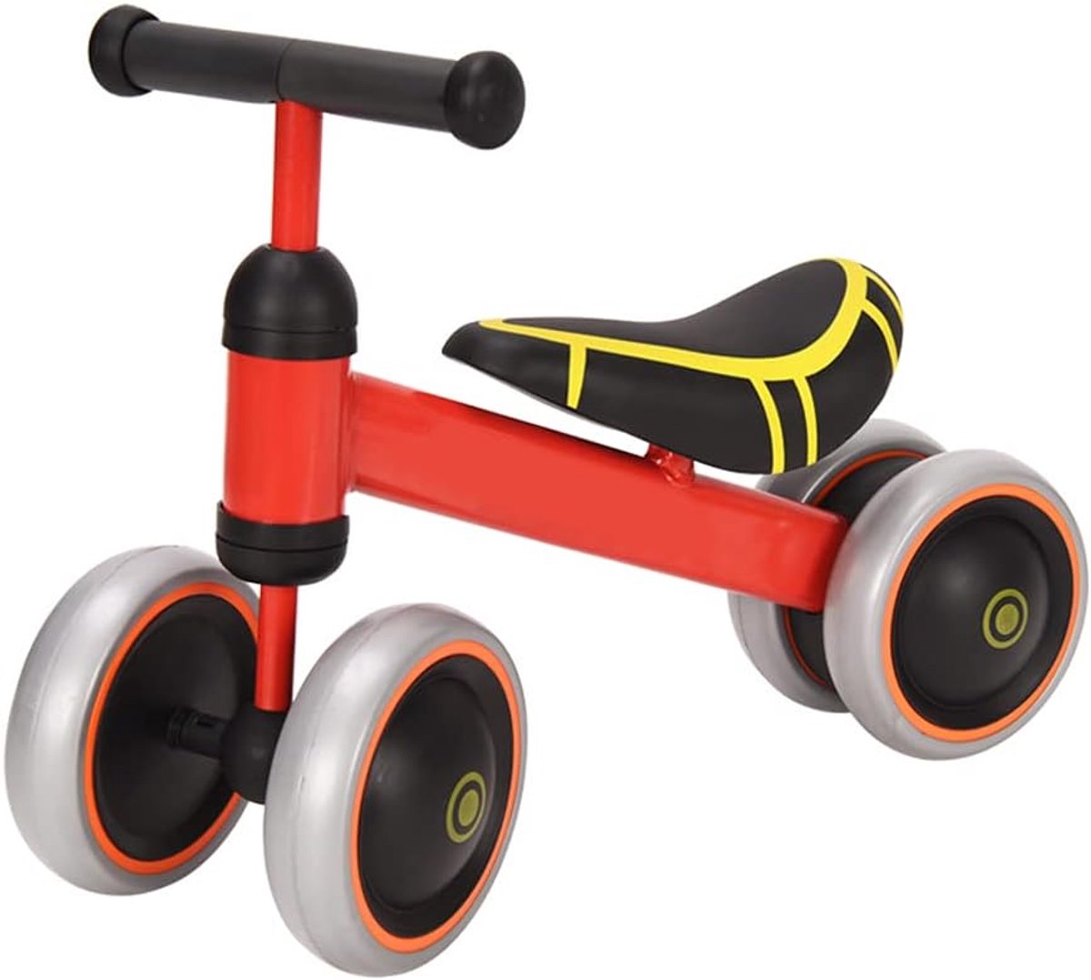 Loopfiets voor kinderen - Babyfiets zonder pedalen - Evenwicht ontwikkelen - Veilig ontwerp 135° stuur - 10-36 maanden - Zilver Loopfiets kopen online