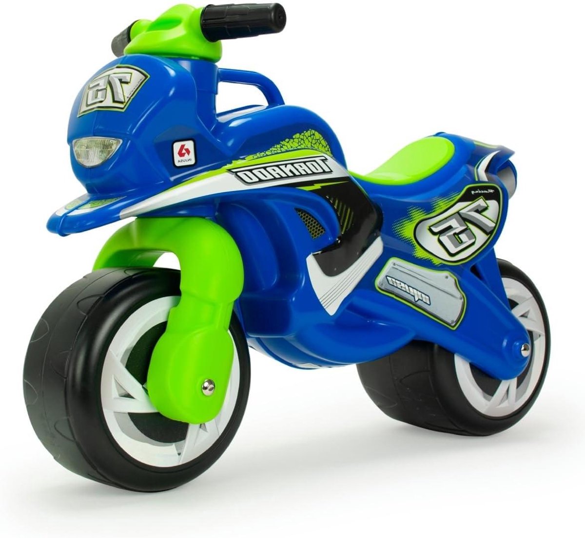 Loopfiets voor kinderen - Rijmotor peuter - Balans ontwikkelen - Eco-vriendelijke wielen - 69 x 27.5 cm - Blauw Loopfiets kopen online