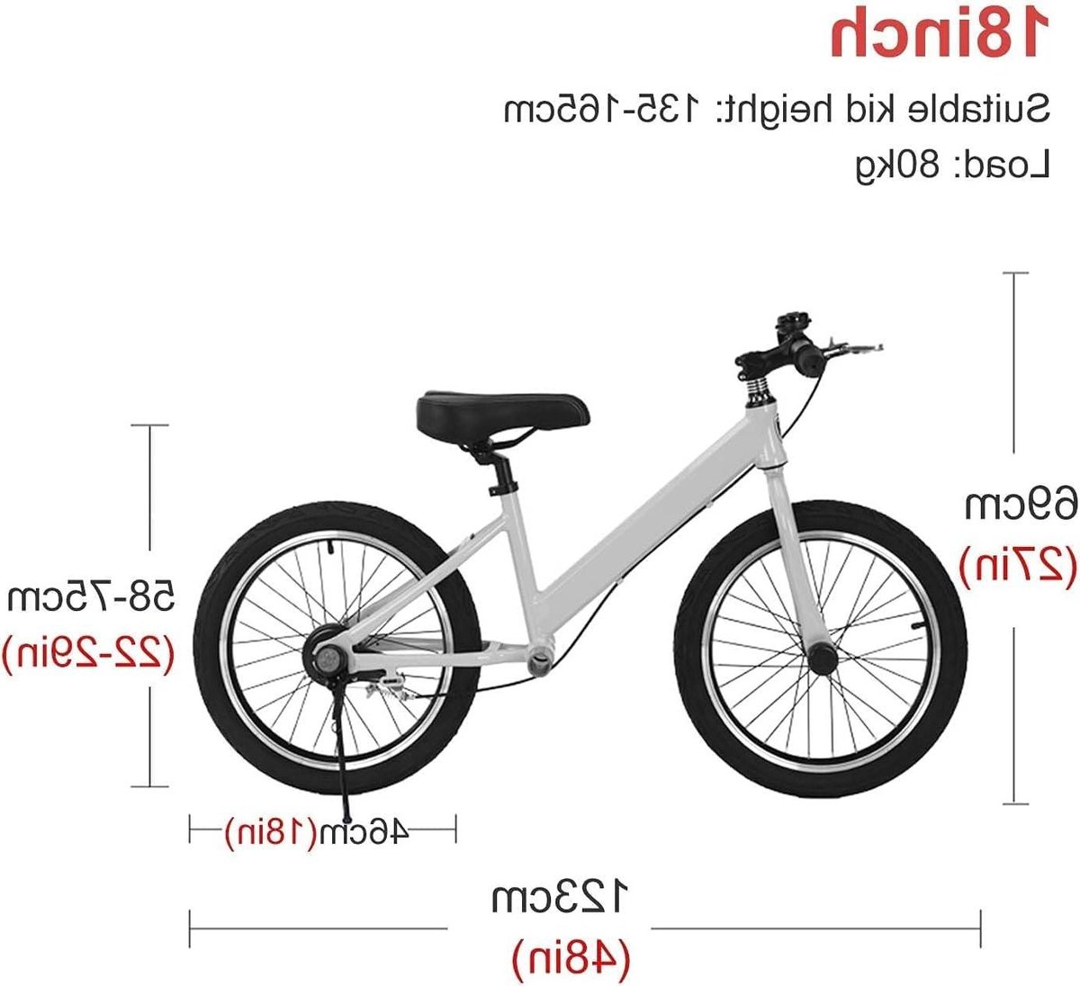 Loopfiets voor volwassenen - Balansfiets zonder pedalen - Leren balanceren - Met handrem - 18 inch - Groen Loopfiets kopen online