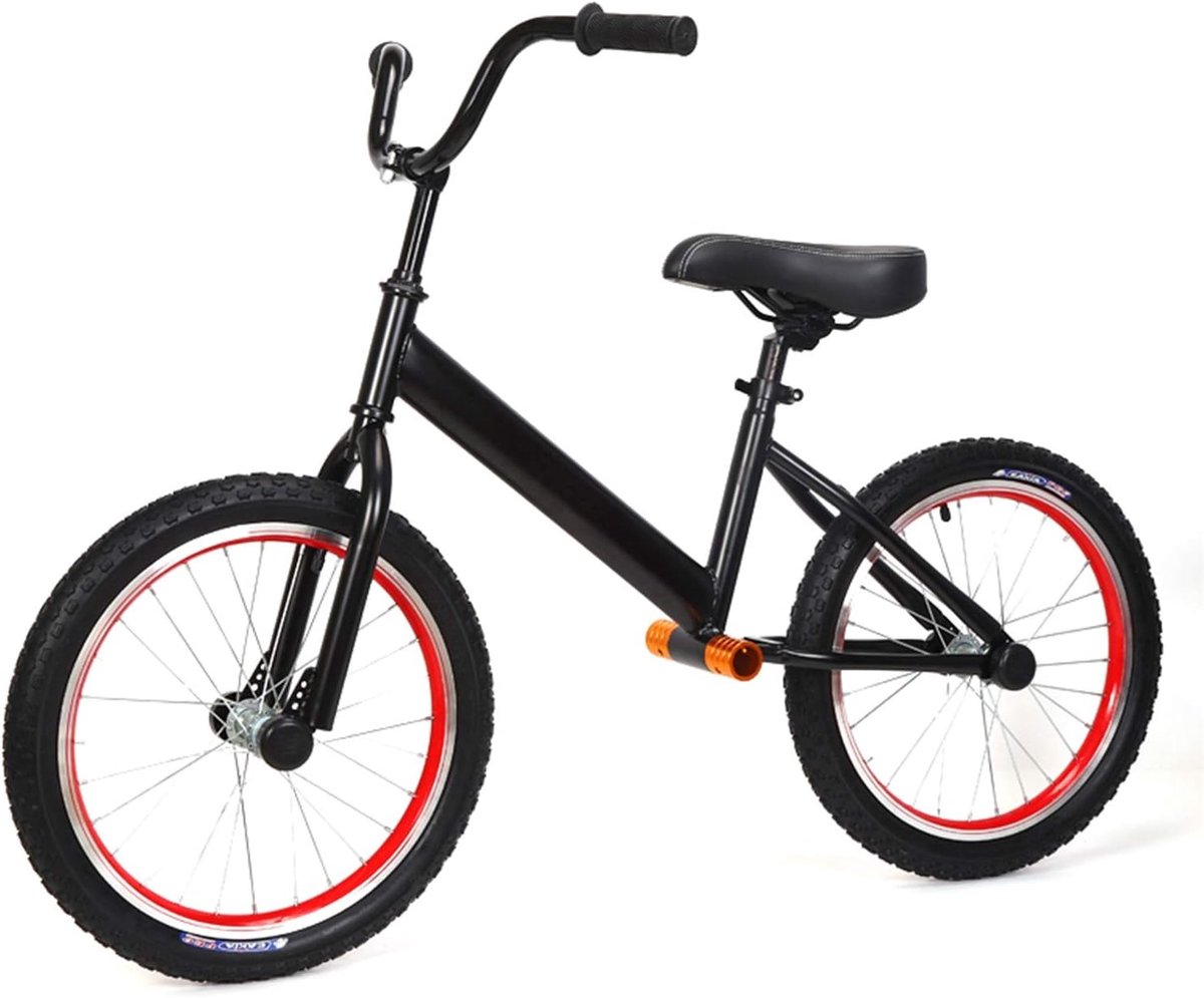 Loopfiets voor volwassenen - Geen pedalen fiets - Sport en training - Lichtgewicht frame - 18 inch wielen - Zwart Loopfiets kopen online