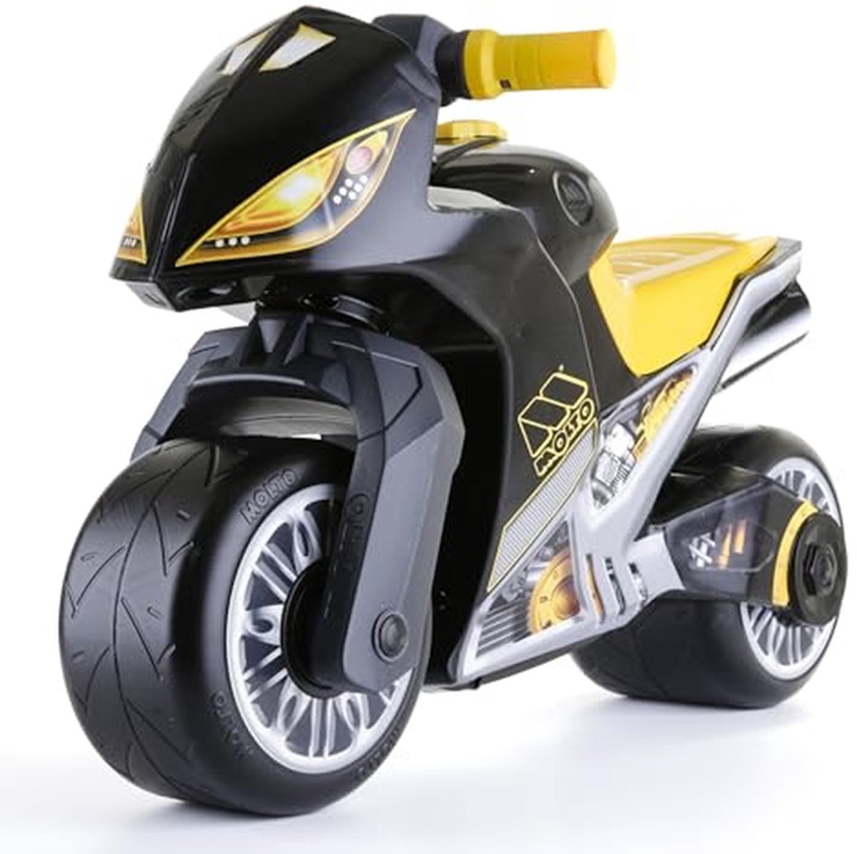Loopmotor - Kindermotor - Buiten Spelen - Stabiele Banden - 73 cm - Zwart Loopfiets kopen online