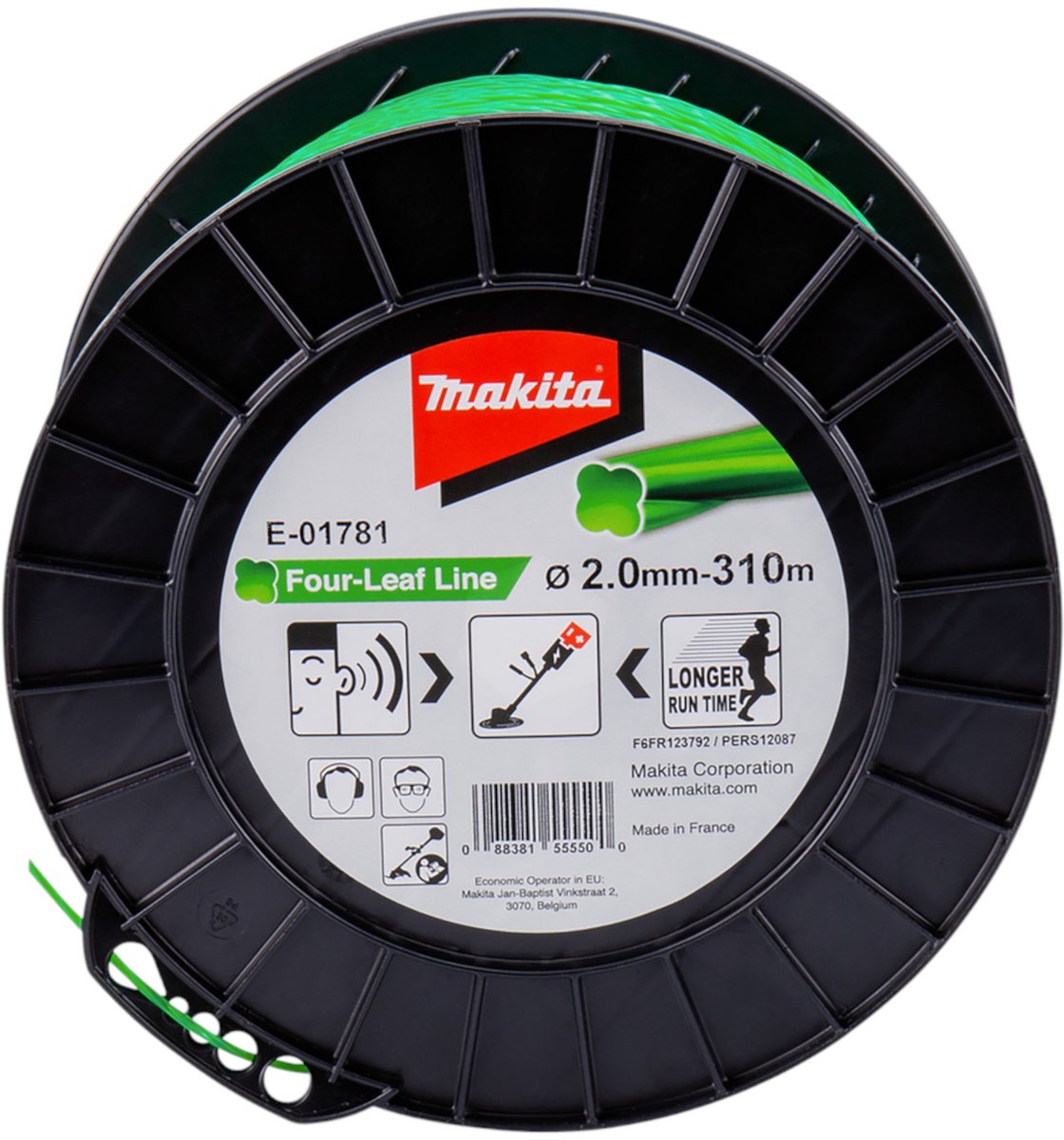 Makita Maaidraad 2x310mtr grn E-01781 Speelgoedgrasmaaier kopen online