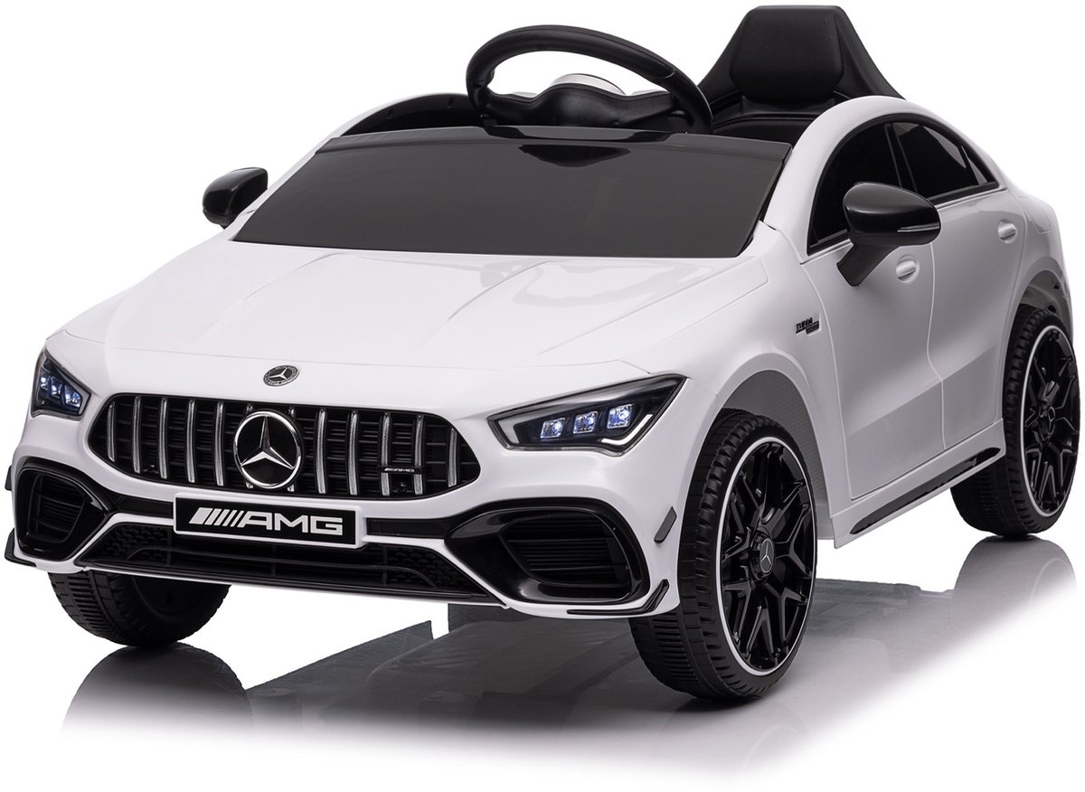 Mercedes CLA45 AMG 12V Kinderauto Wit Speelgoedaccuvoertuig kopen online