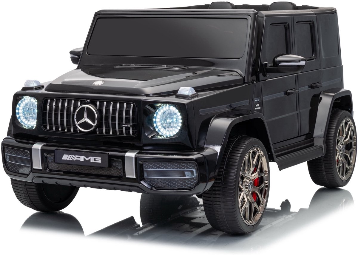 Mercedes g63 12V 2-persoons kinderauto metallic zwart Speelgoedaccuvoertuig kopen online