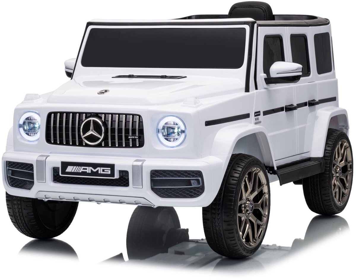 Mercedes G63 AMG 12V Kinderauto Wit Speelgoedaccuvoertuig kopen online