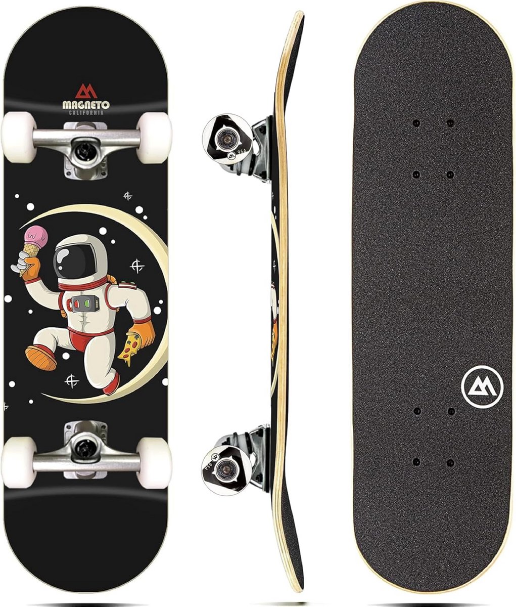 mini cruiser skateboard kort board stad cruisen dubbele kicktails 275 inch astronaut