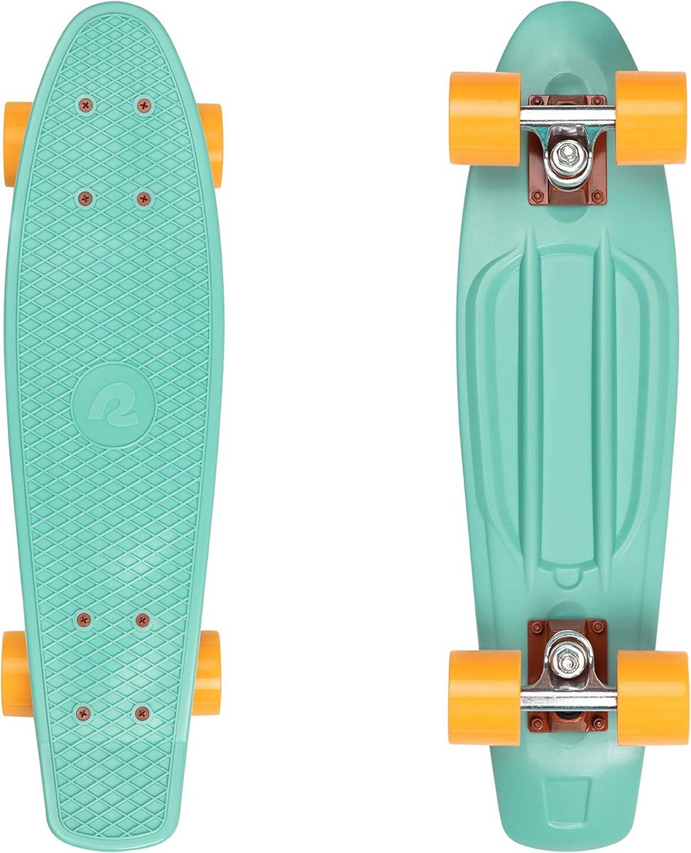 mini cruiser skateboard stad rijden flexibel plastic deck 22 5 inch zeemotief