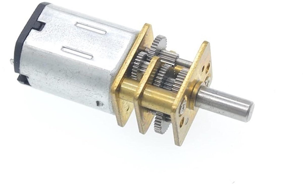 Mini Motorreductor - DC Motor - Hobby Projecten - Langzaam Roterend - 6V 200rpm - Metaal Loopmotor kopen online