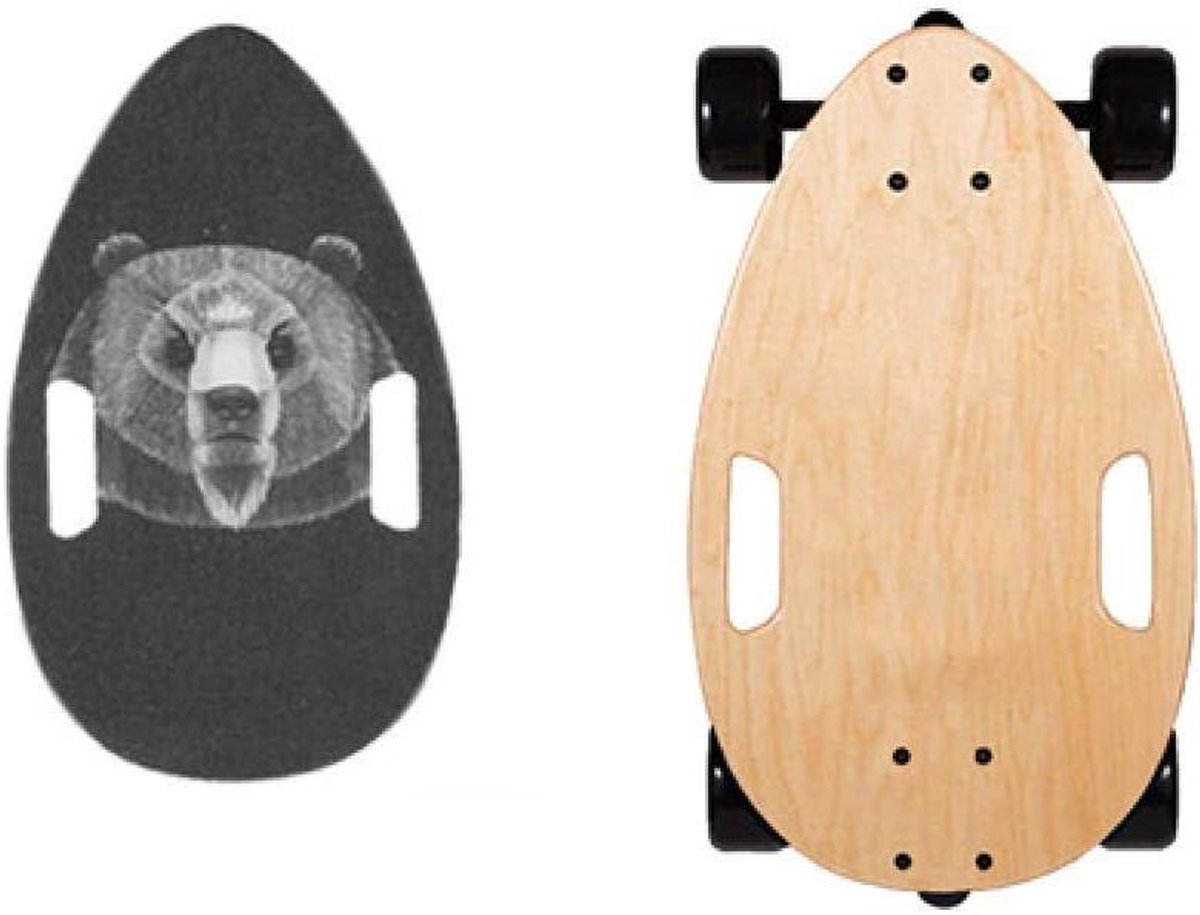 Mini Skateboard Kinderen - Cruiser Board - Straat skateboarden - Antislip dek - 17.5 x 10 inch - Zwart Skateonderdeel kopen online