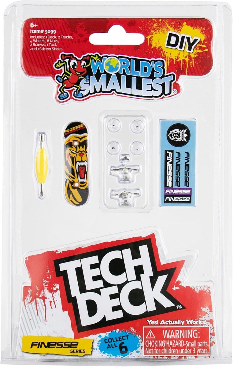 Miniatuur Skateboards - Vingerboard Set - Skaters Plezier - DIY Montage - 5 cm - Multicolor Skateonderdeel kopen online