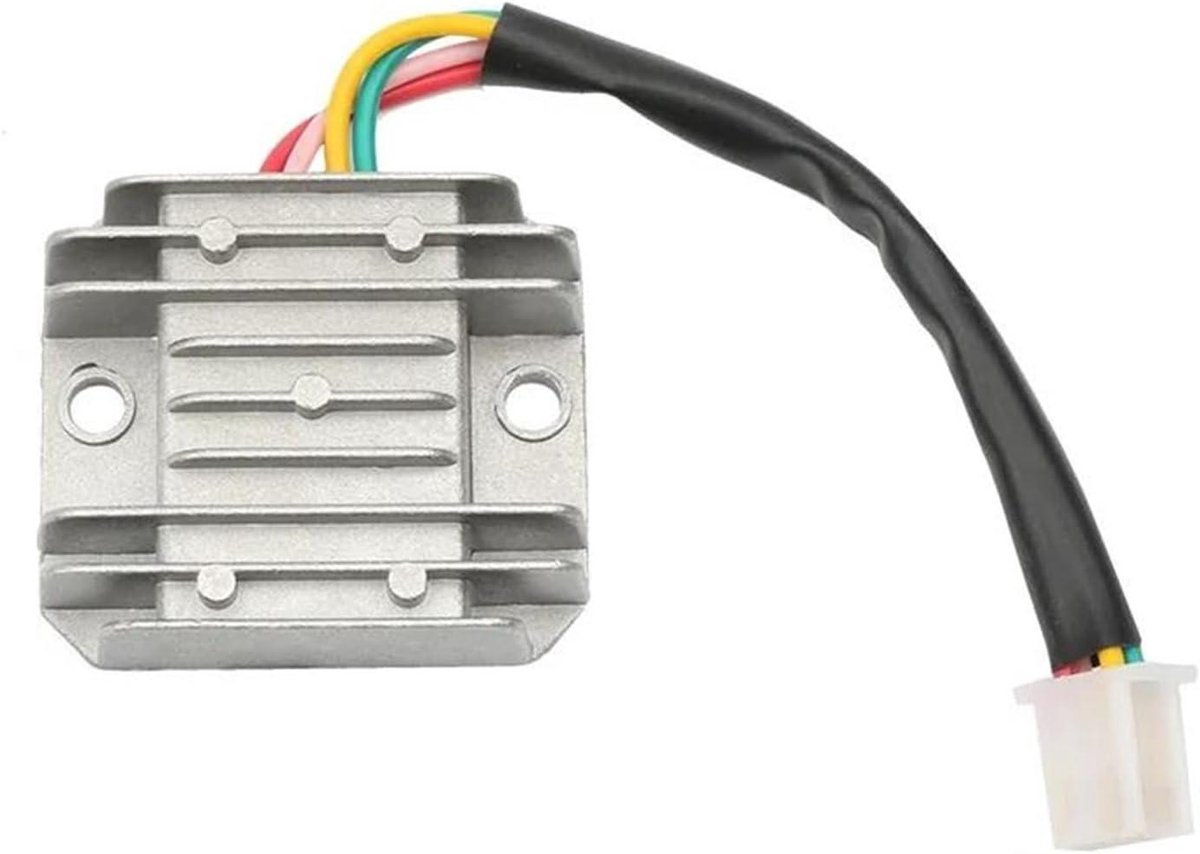 Motor Gelijkrichter - Spanningsregelaar - Accu Laden - Stabiele Spanning - 4 Pin - Wit Loopmotor kopen online