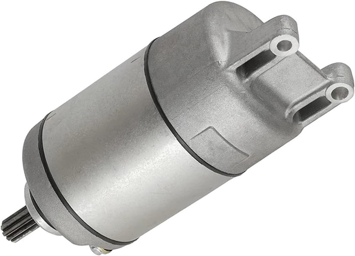 motorfiets startmotor starter motor voertuig starten stabiele betrouwbare prestaties 12 volt zilverkleurig