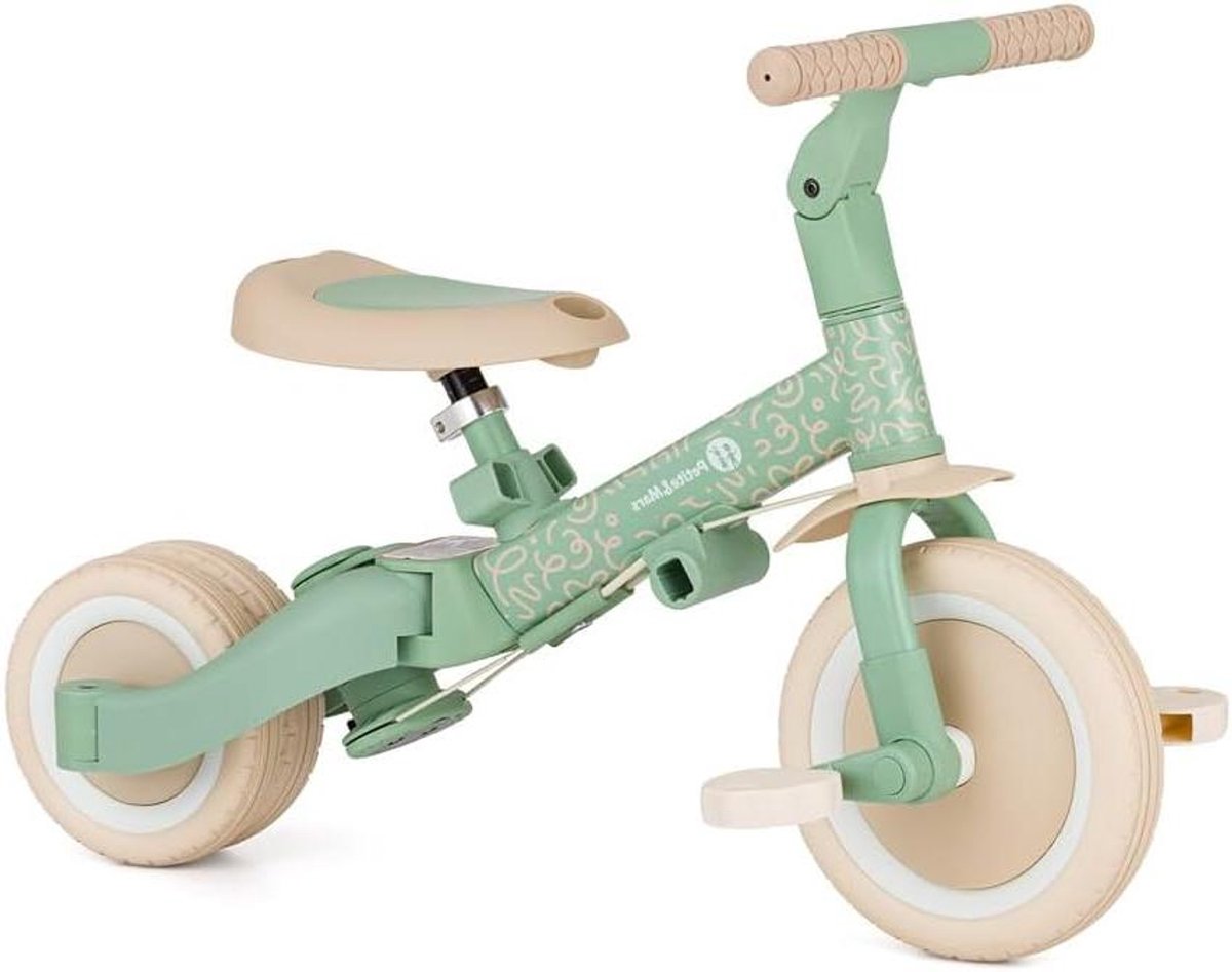 Multifunctionele Driewieler - Loopfiets Sleeauto - Kind Ontwikkeling - 5-in-1 Modellen - Tot 25 kg - Groen Driewieler kopen online