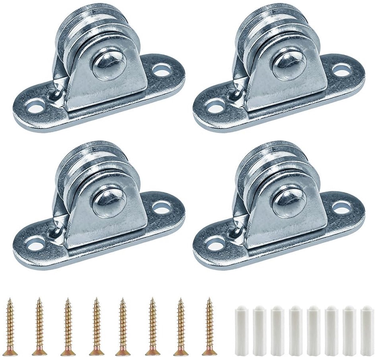 omgoods u groove wheel inline roller 4 stuks voor diverse toepassingen