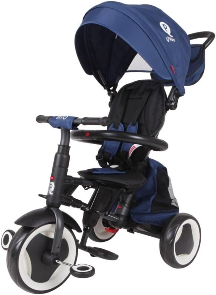 Opvouwbare Driewieler - Kinderfiets 3-in-1 - Buiten Spelen - Compact Opvouwbaar - 71 x 49 x 100 cm - Blauw Driewieler kopen online