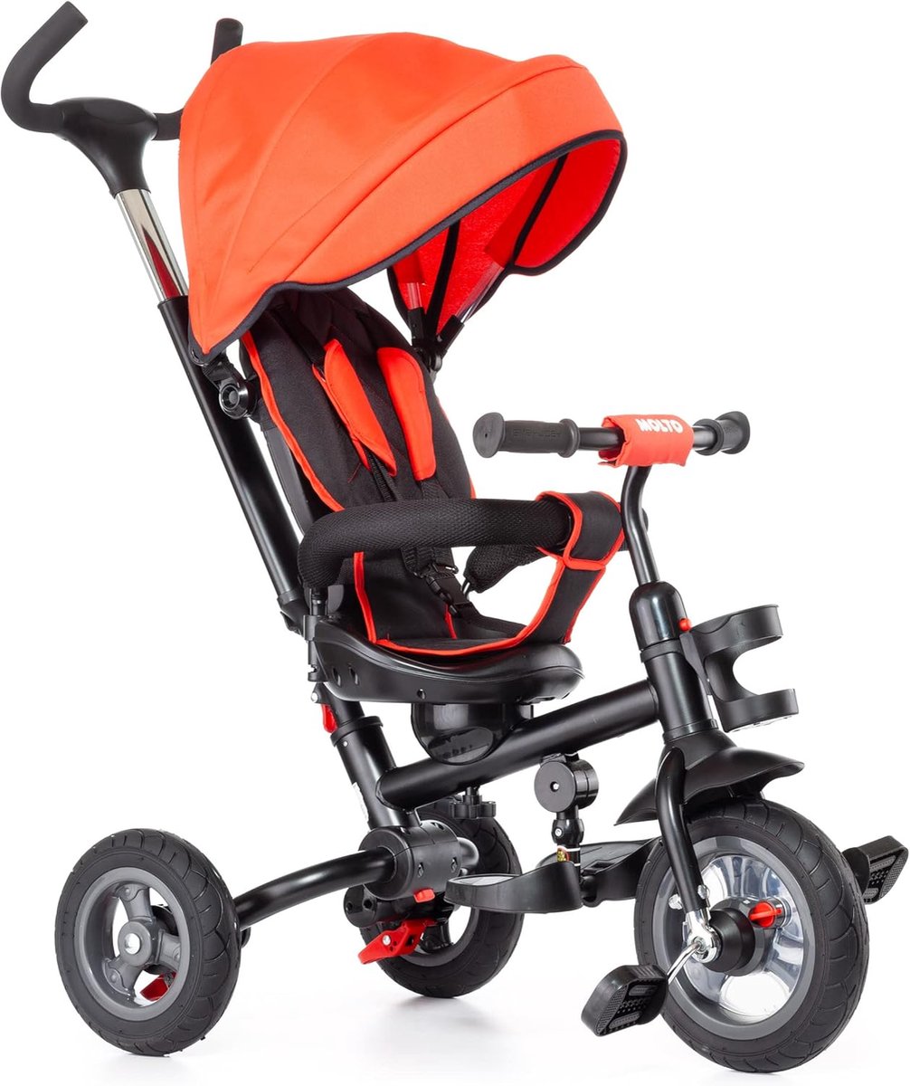 Opvouwbare Driewieler - Kinderloopfiets - Buiten Spelen - 180° Draaibare Zitting - 106 x 48 x 108 cm - Rood Driewieler kopen online