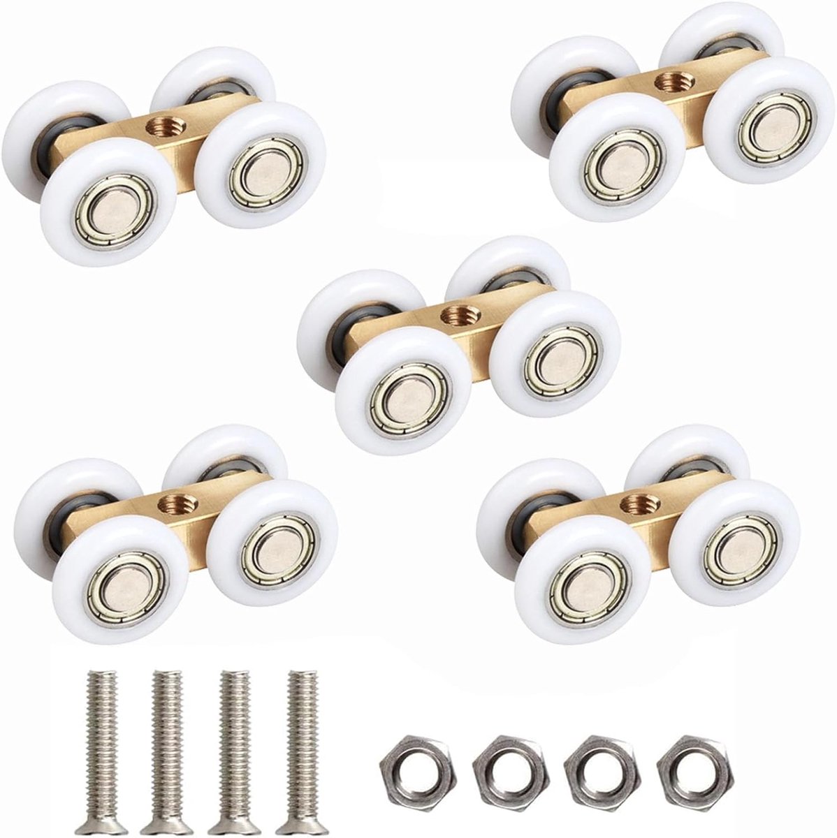 pack of 5 castors for sliding doors sliding doors sliding doors sliding doors running wheel for sliding doors shopvlot