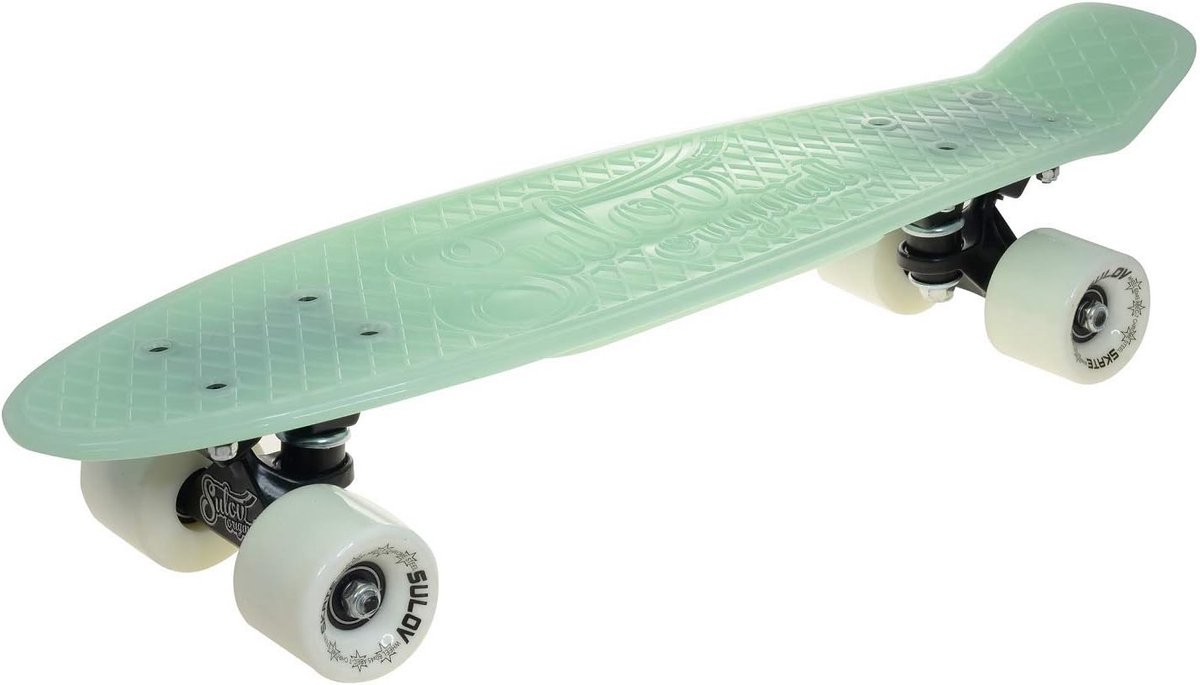 Penny Board - Skateboard - Stad Verkenner - Sterke Kunststof - 22 Inch - Florescerend Groen Skateonderdeel kopen online