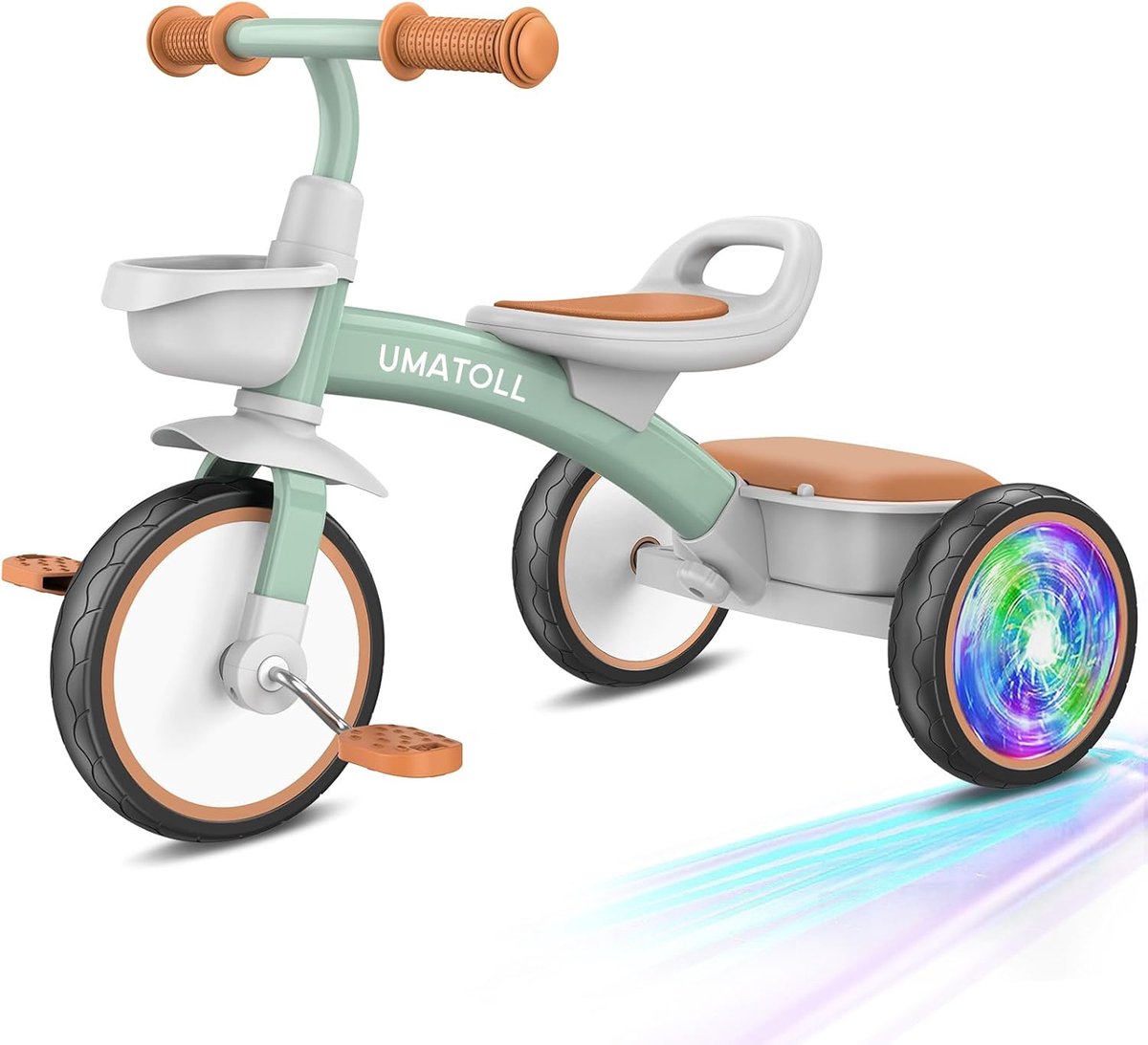 Peuter Driewieler - Kinderfiets - Buiten Spelen - Verstelbare Zitting - 53 cm Lengte - Groen Driewieler kopen online
