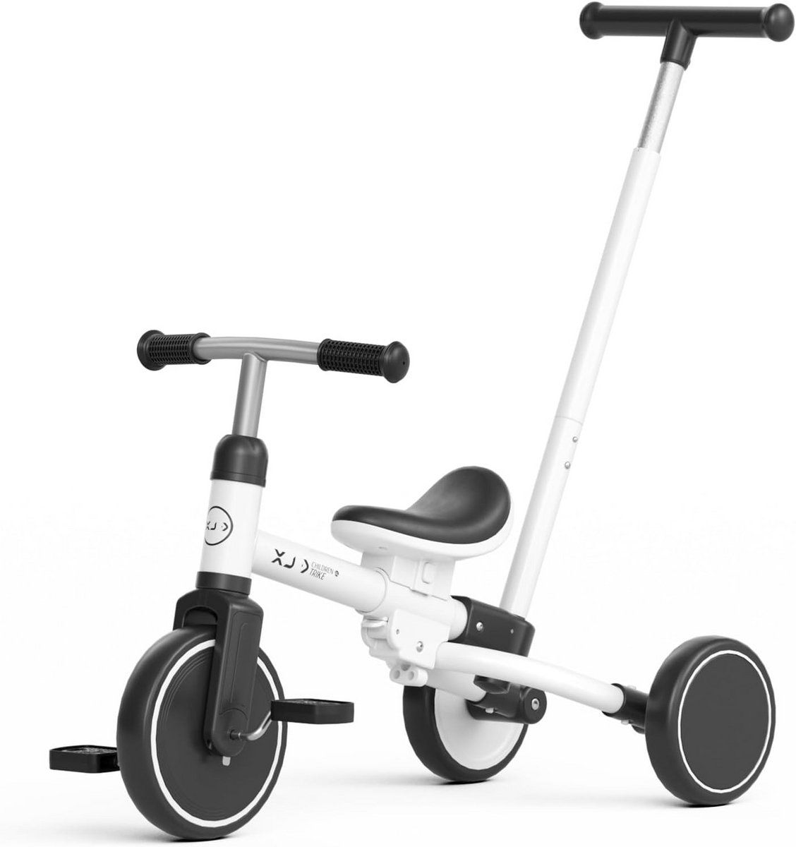 Peuter Driewieler - Loopfiets Balansfiets - Leren Fietsen - 5-in-1 Multifunctioneel - 34.8 x 19.56 cm - Wit Driewieler kopen online