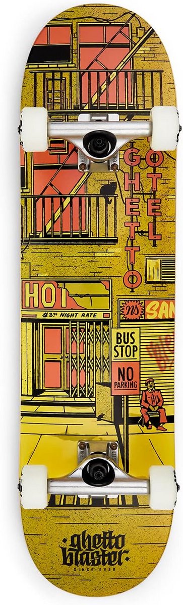 Professioneel Skateboard - Beginners Skateboard - Straat Skaten - 7 Laags Esdoorn Deck - 8.375 Inch - Zwart Skateonderdeel kopen online