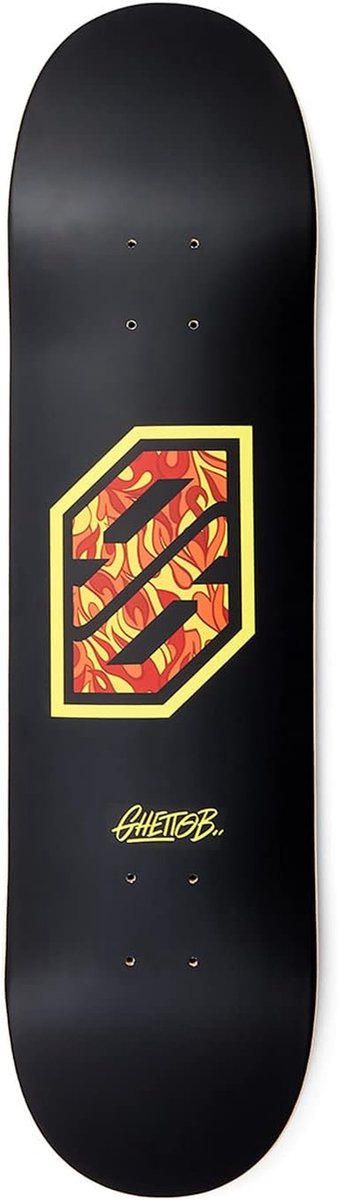 Professioneel Skateboard - Beginners Skateboard - Street Skatepark - 7 Lagen Esdoorn - 8.125 Inch - Geel Skateonderdeel kopen online